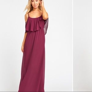 Show Me Your Mumu Ruffle Maxi Dress
